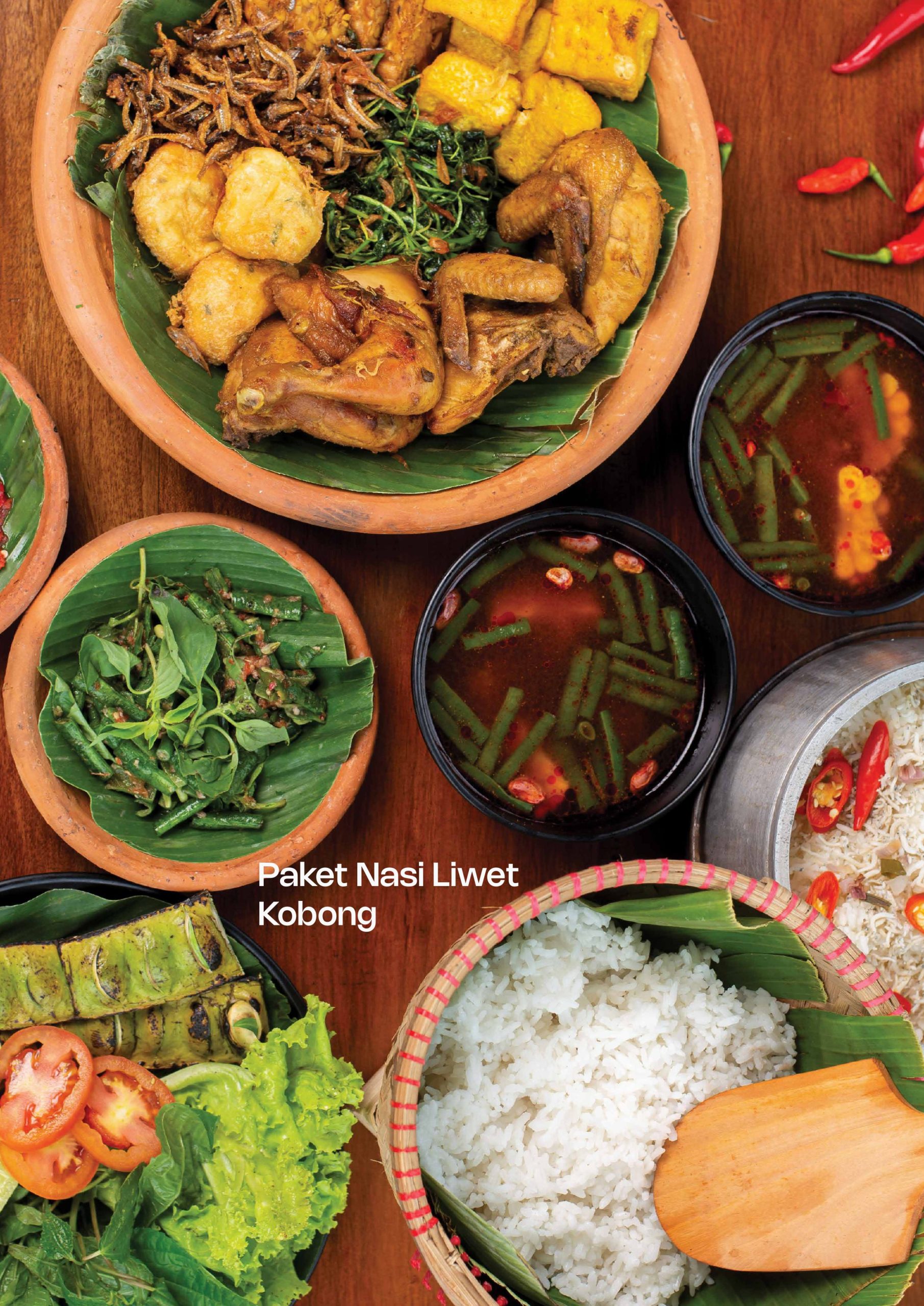 Paket Nasi Liwet Kobong pas untuk 4 Orang